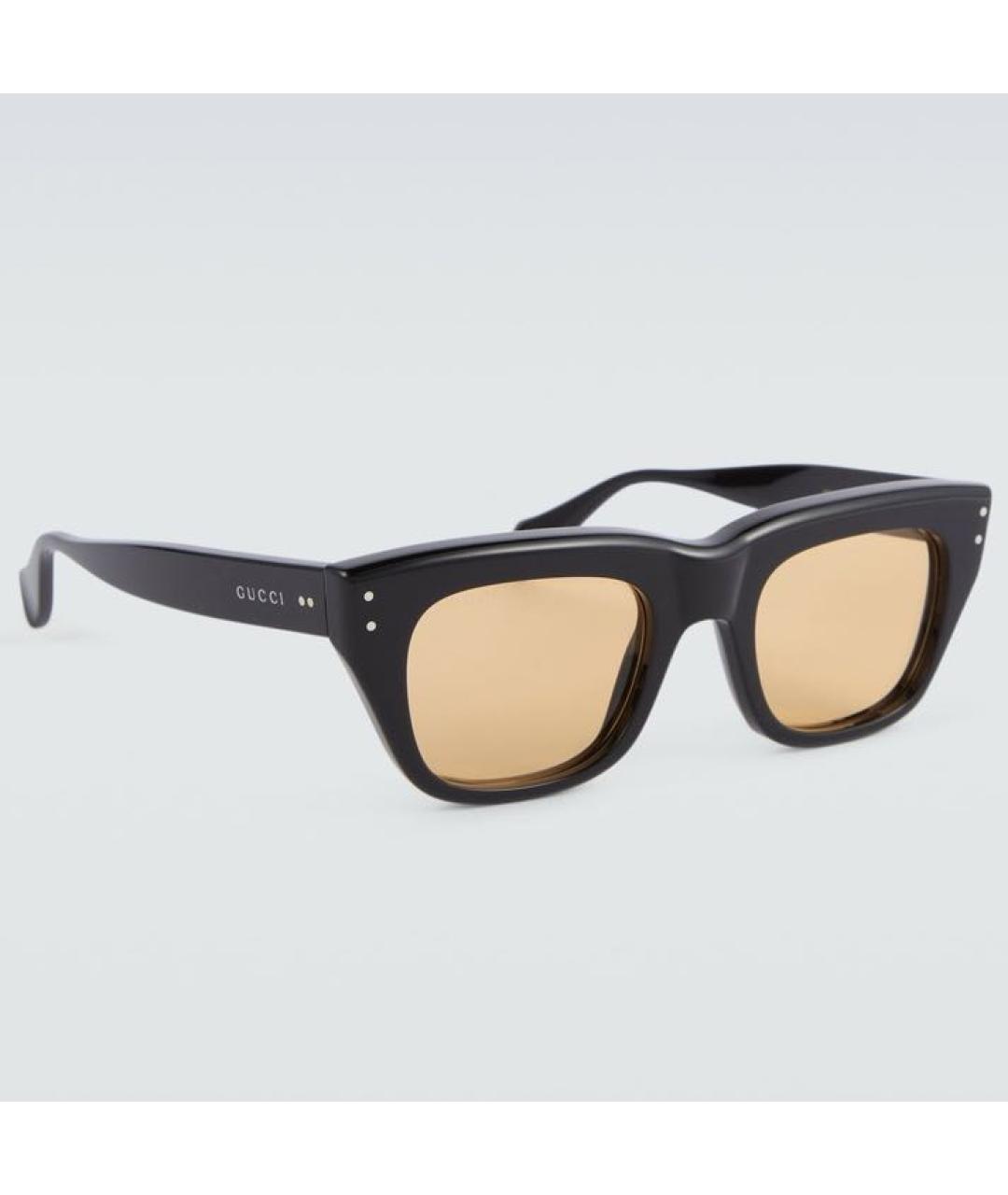GUCCI Черные пластиковые солнцезащитные очки, фото 4