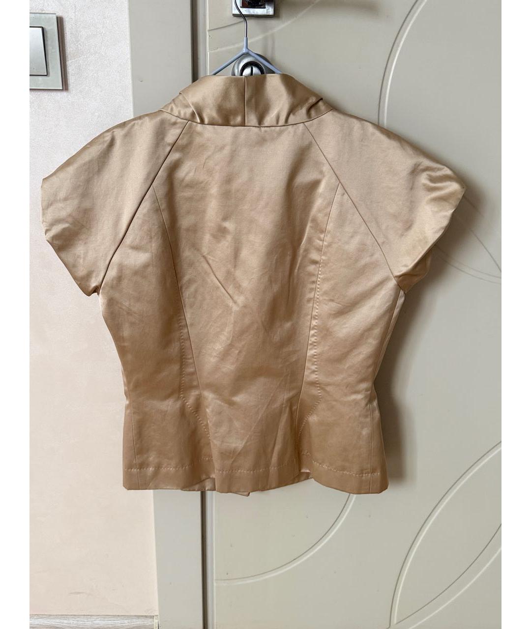 HUGO BOSS Бежевый хлопковый жакет/пиджак, фото 2