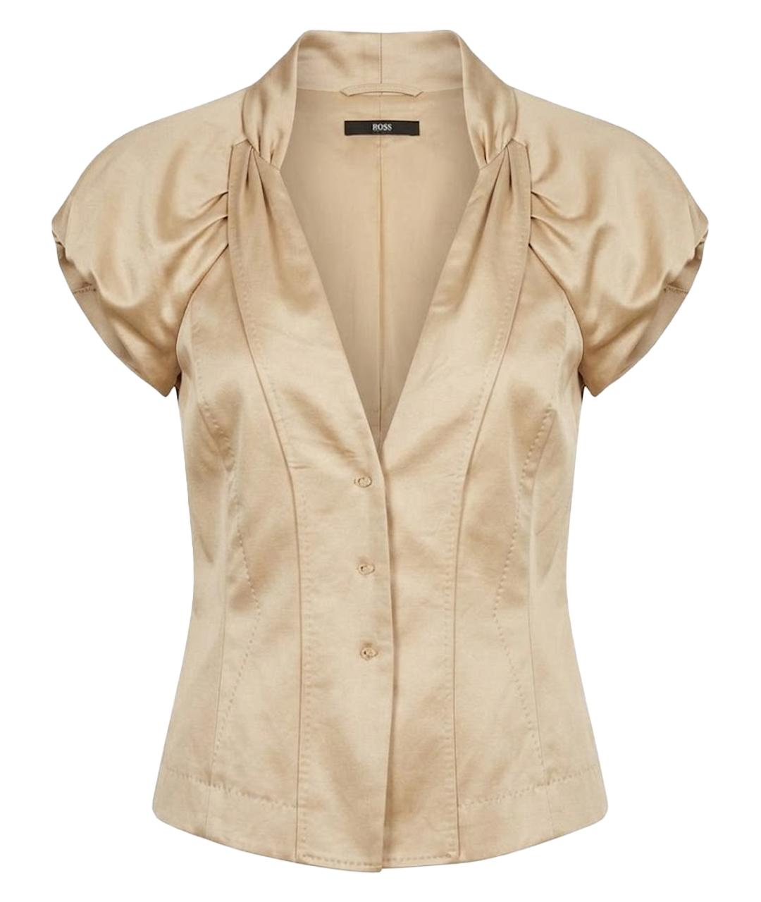 HUGO BOSS Бежевый хлопковый жакет/пиджак, фото 1