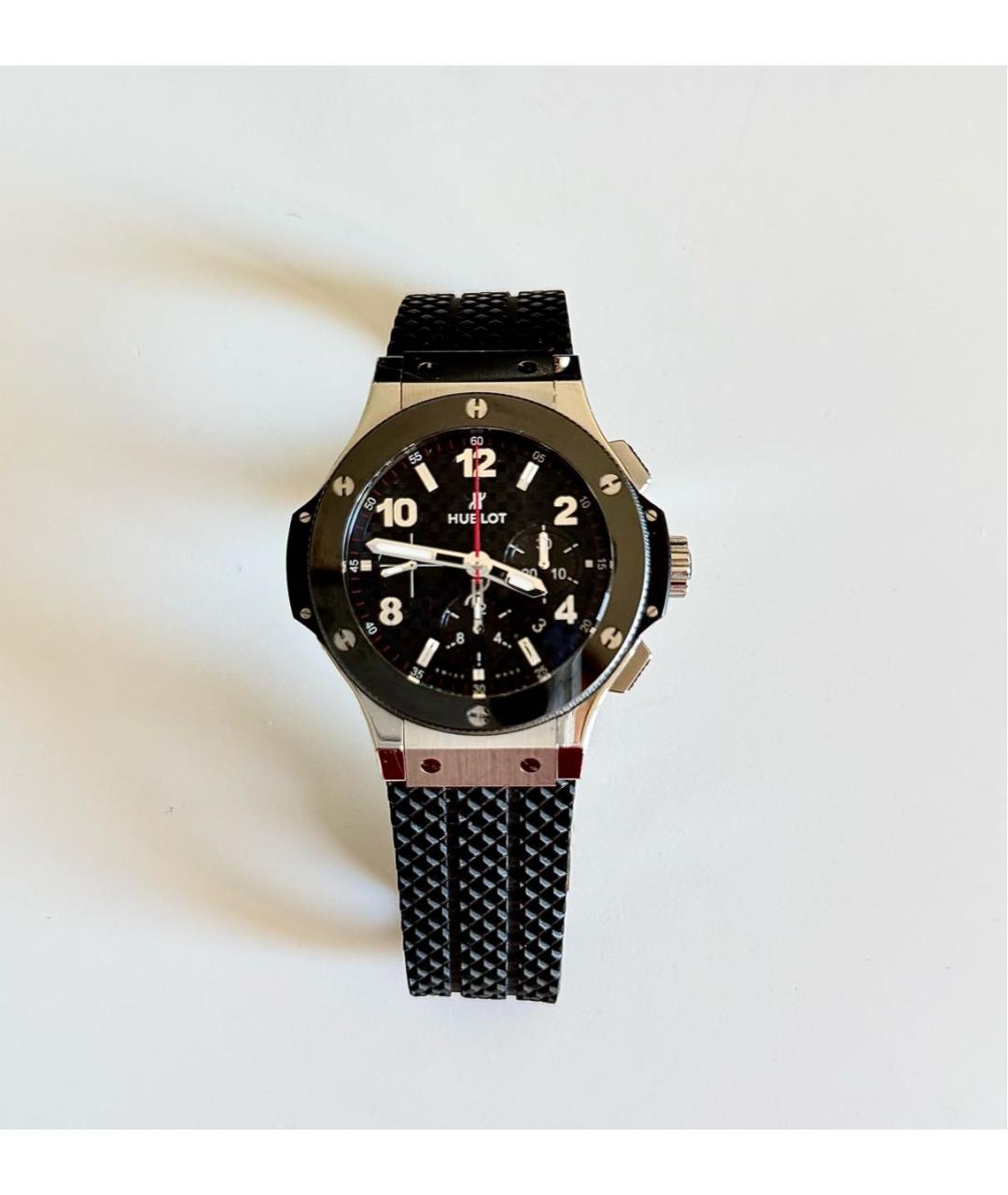 HUBLOT Черные стальные часы, фото 8