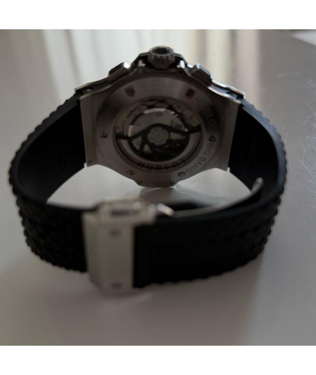 HUBLOT Черные стальные часы, фото 3