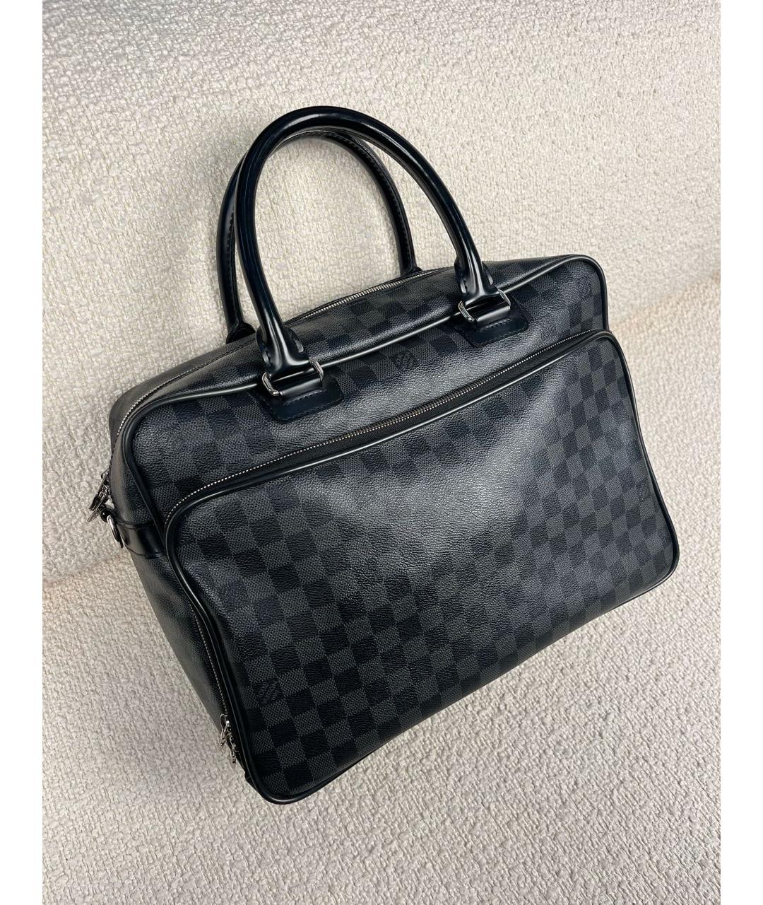 LOUIS VUITTON Черный портфель, фото 2