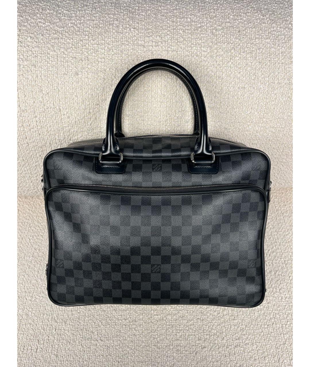 LOUIS VUITTON Черный портфель, фото 9