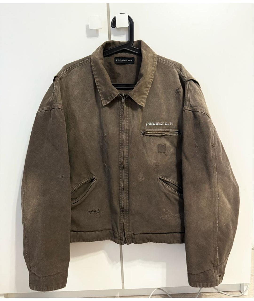 GRAILZ PROJECT G/R Хаки хлопковая куртка, фото 2