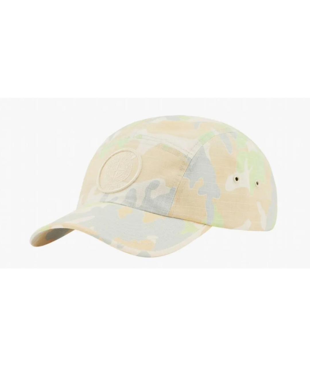 STONE ISLAND Бежевая кепка/бейсболка, фото 7