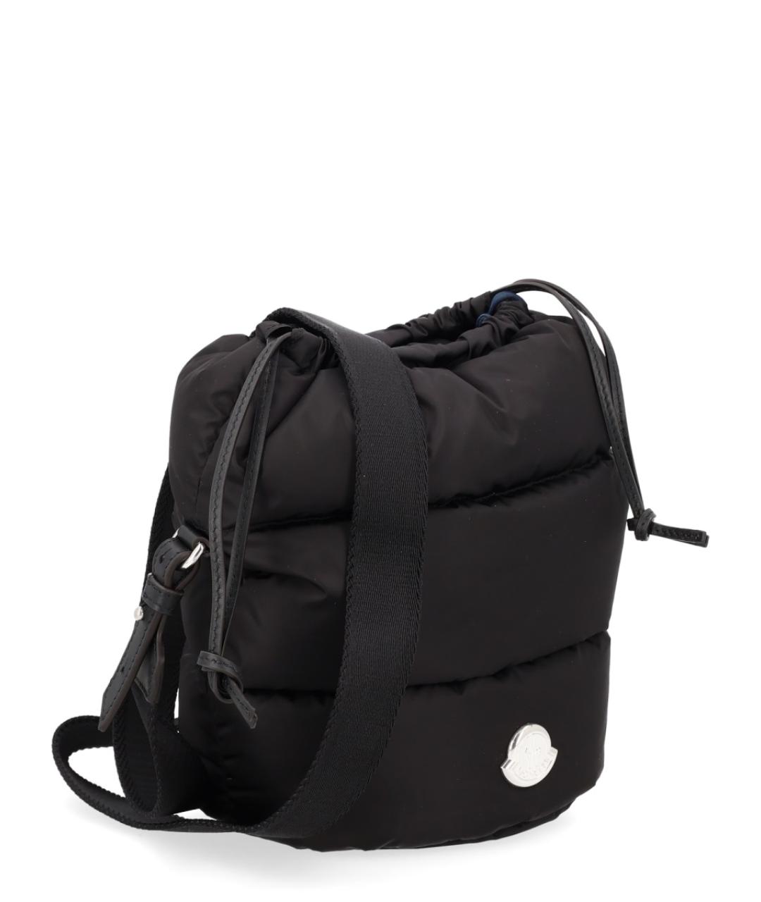 MONCLER Черная синтетическая сумка тоут, фото 3