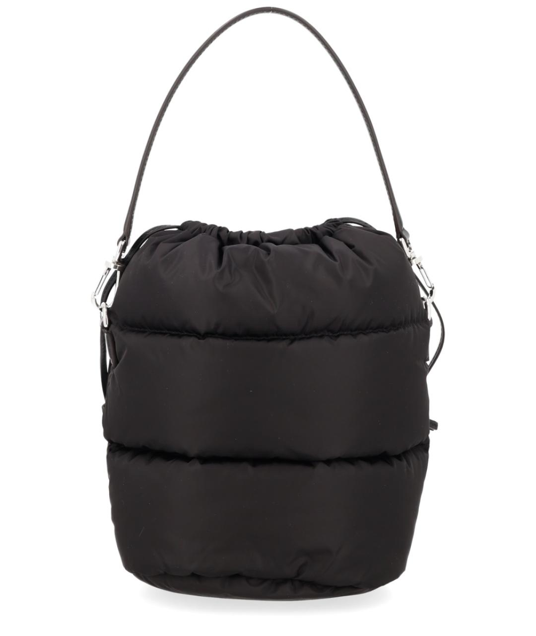 MONCLER Черная синтетическая сумка тоут, фото 2