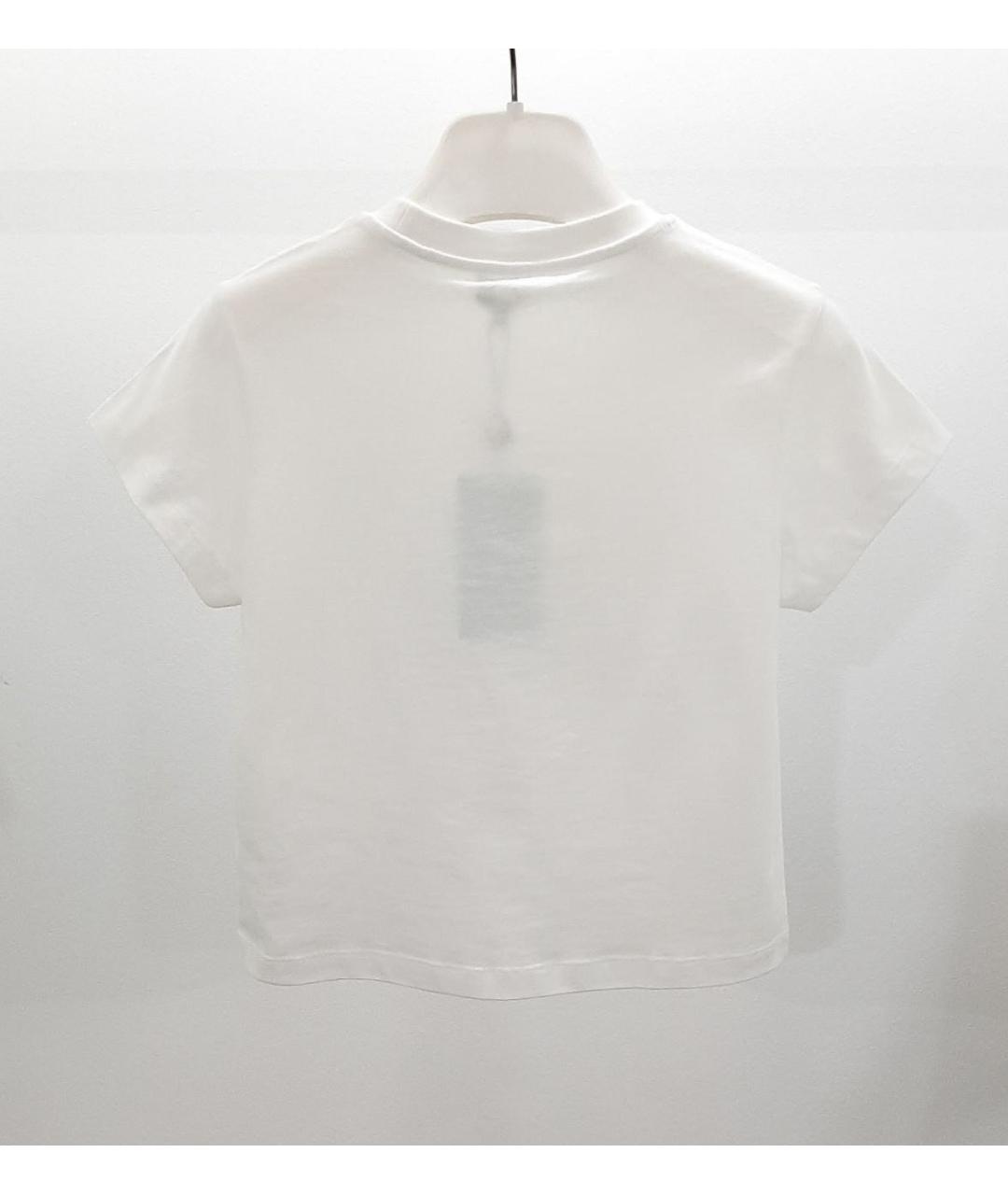 KENZO Белая хлопковая футболка, фото 2