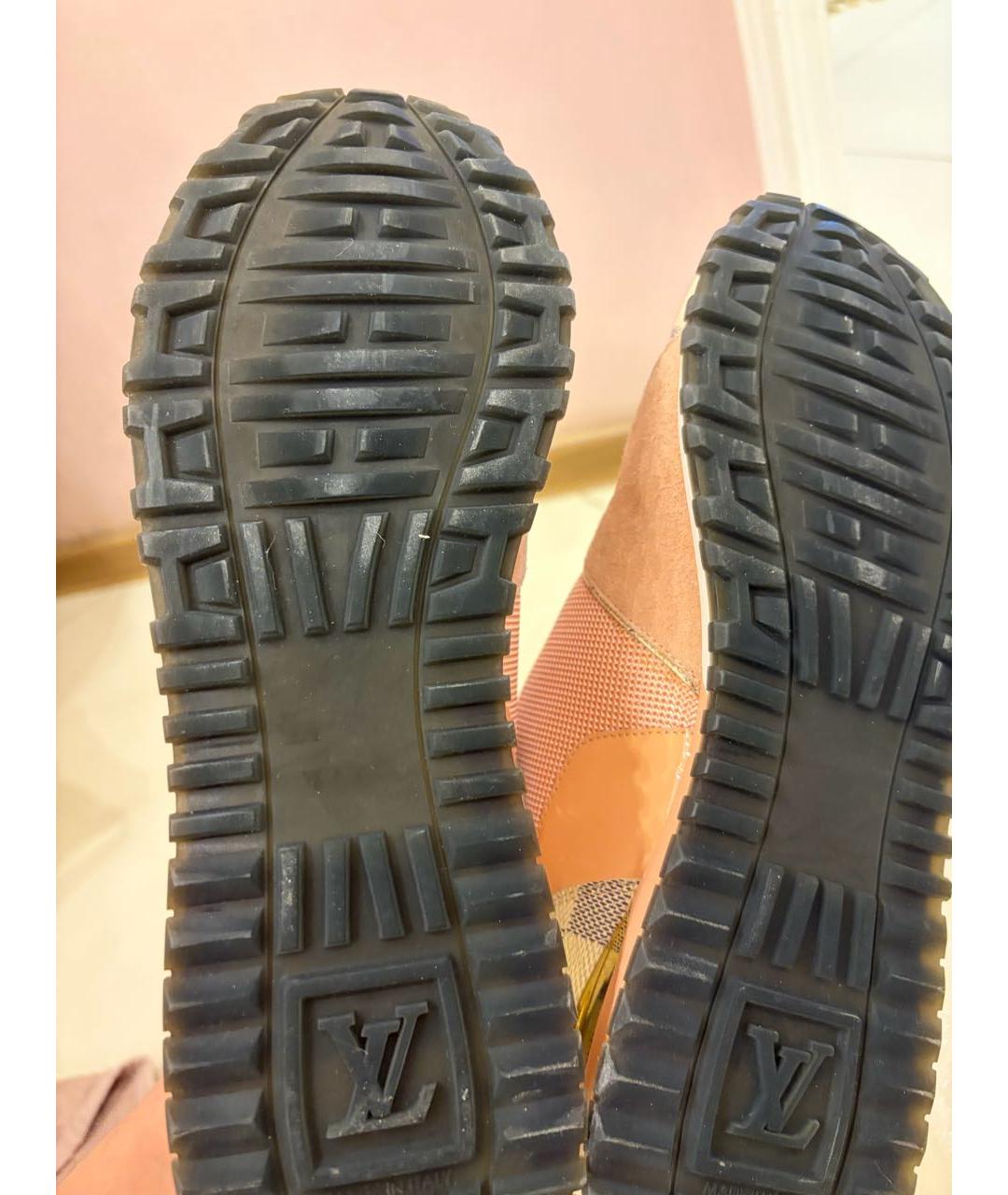 LOUIS VUITTON Мульти замшевые кроссовки, фото 8