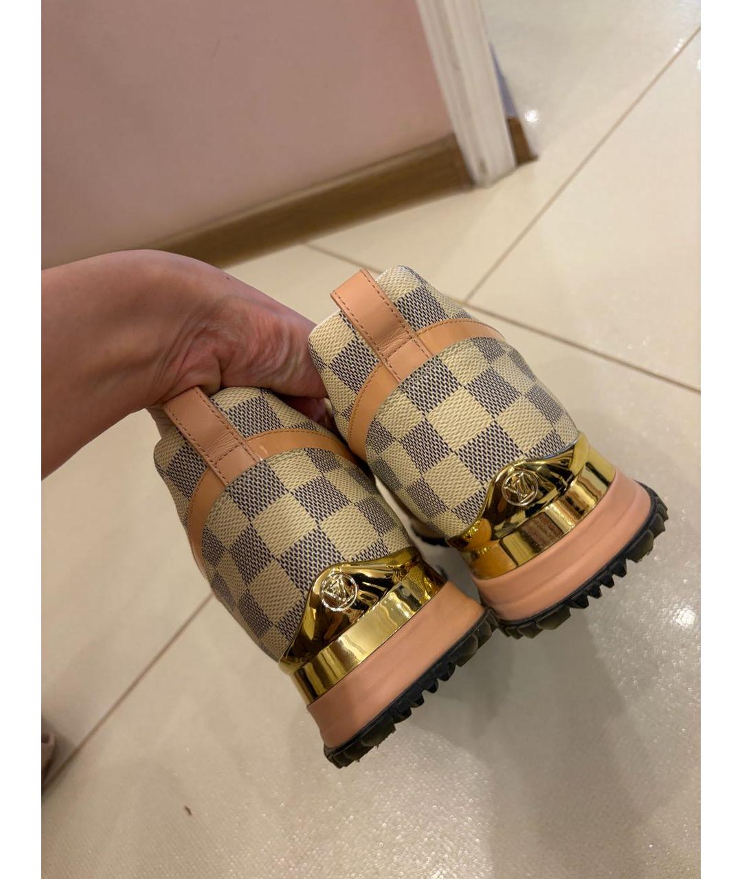 LOUIS VUITTON Мульти замшевые кроссовки, фото 5