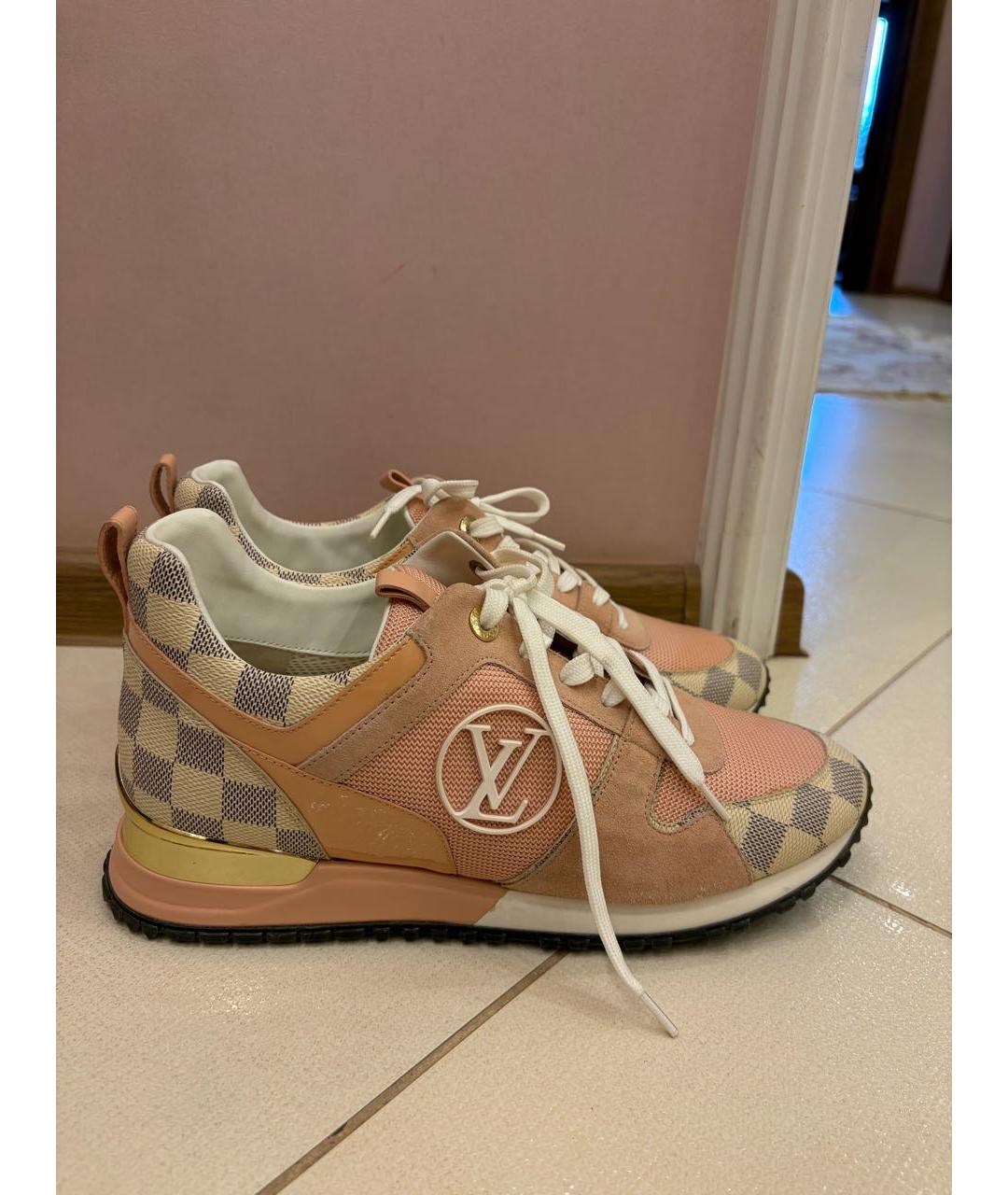 LOUIS VUITTON Мульти замшевые кроссовки, фото 9