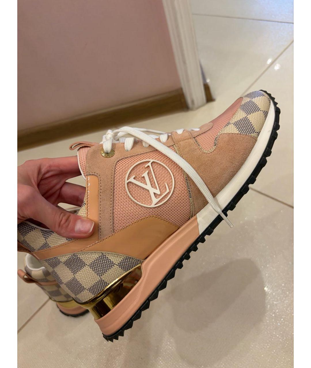 LOUIS VUITTON Мульти замшевые кроссовки, фото 7