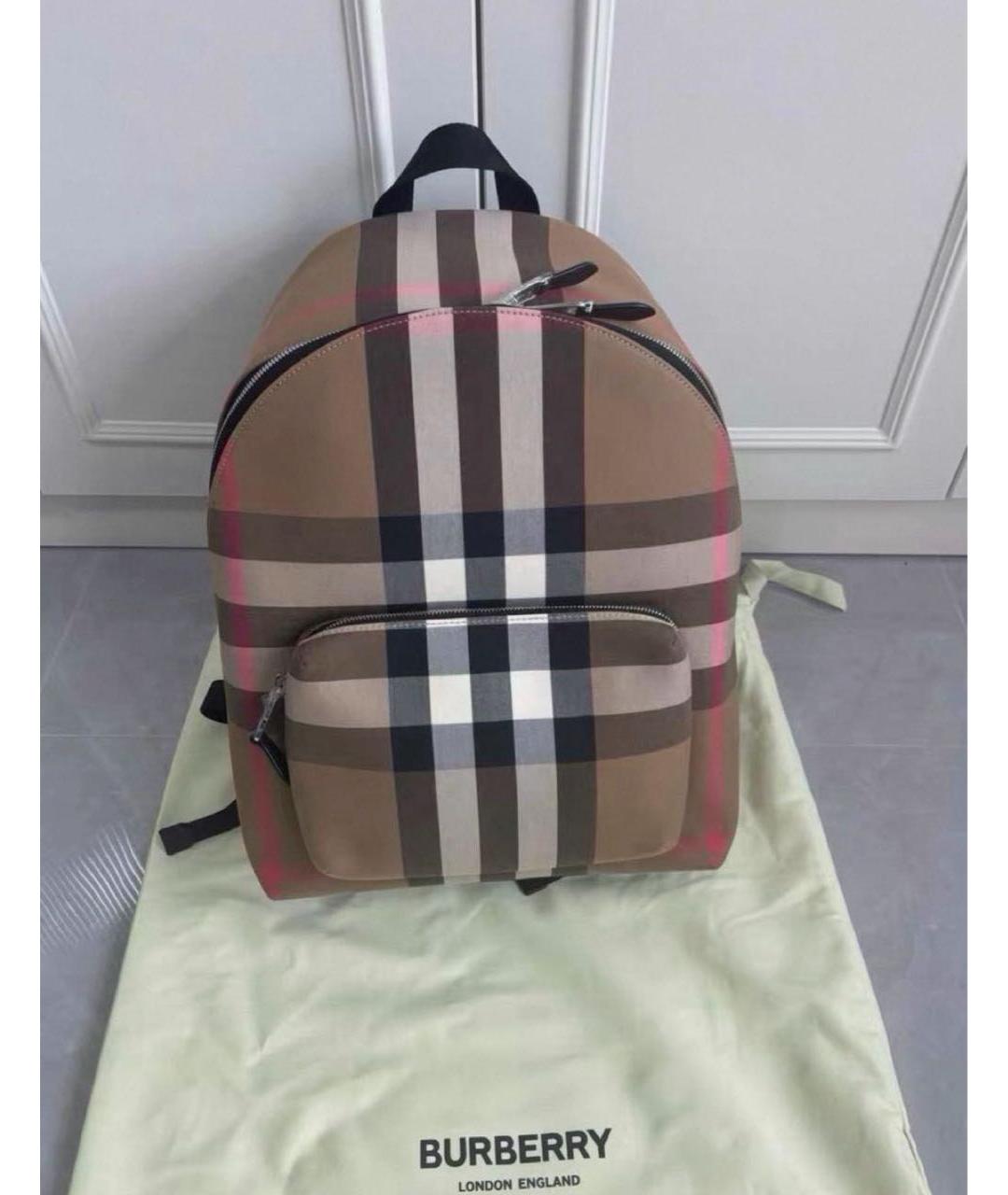 BURBERRY Бежевый рюкзак, фото 2