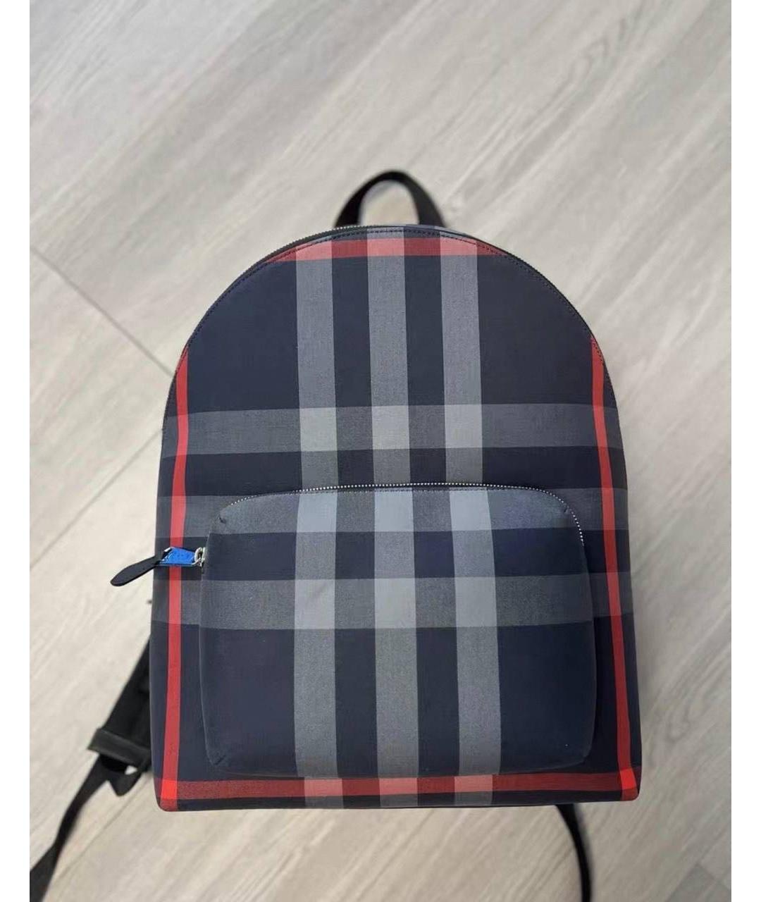 BURBERRY Темно-синий рюкзак, фото 4