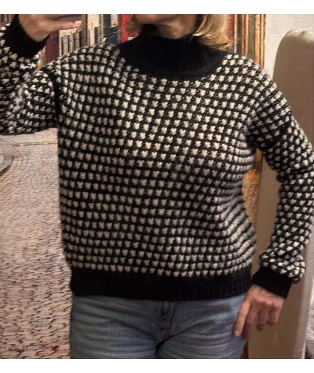 HUGO BOSS Черный шерстяной джемпер / свитер, фото 6