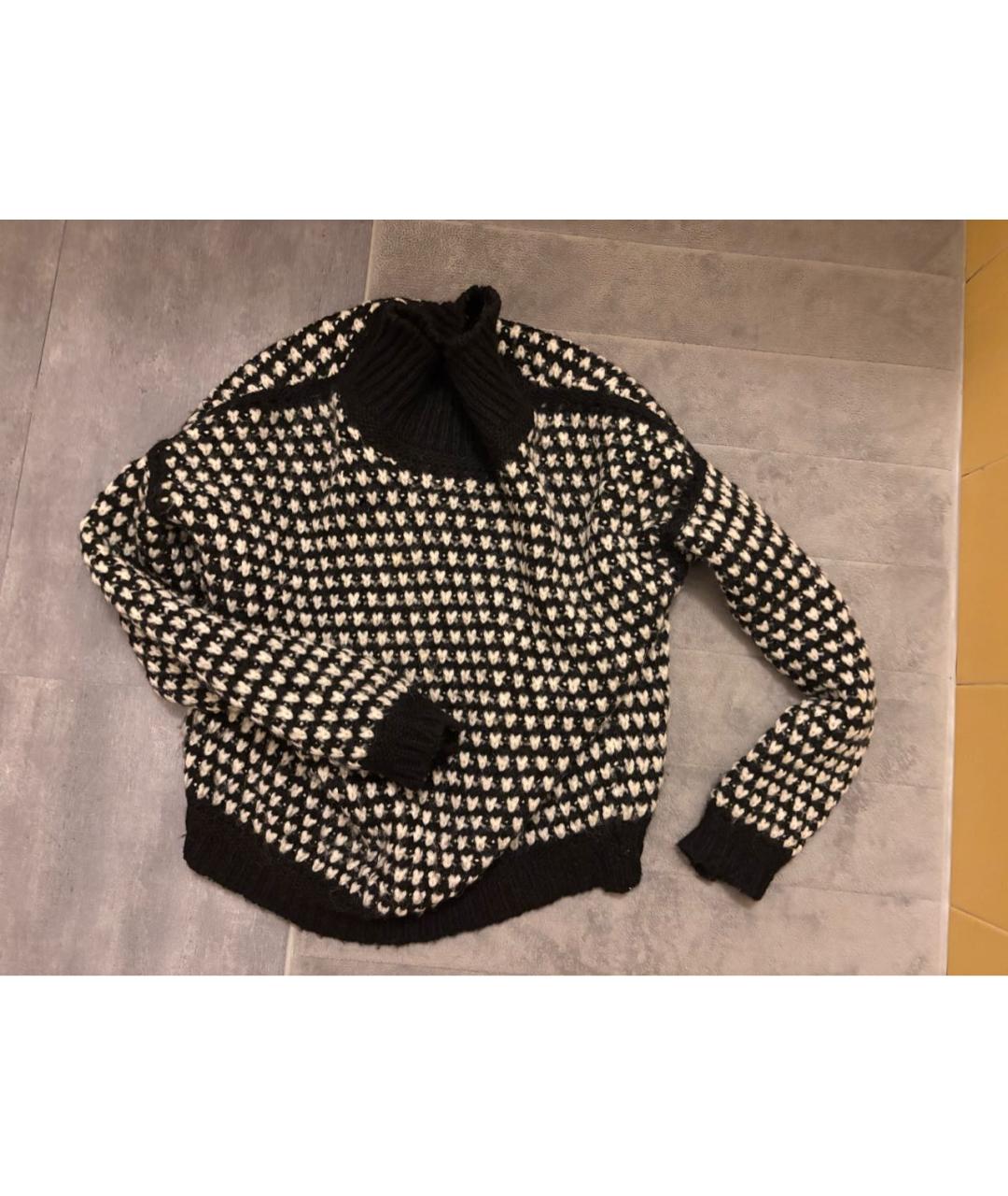 HUGO BOSS Черный шерстяной джемпер / свитер, фото 2