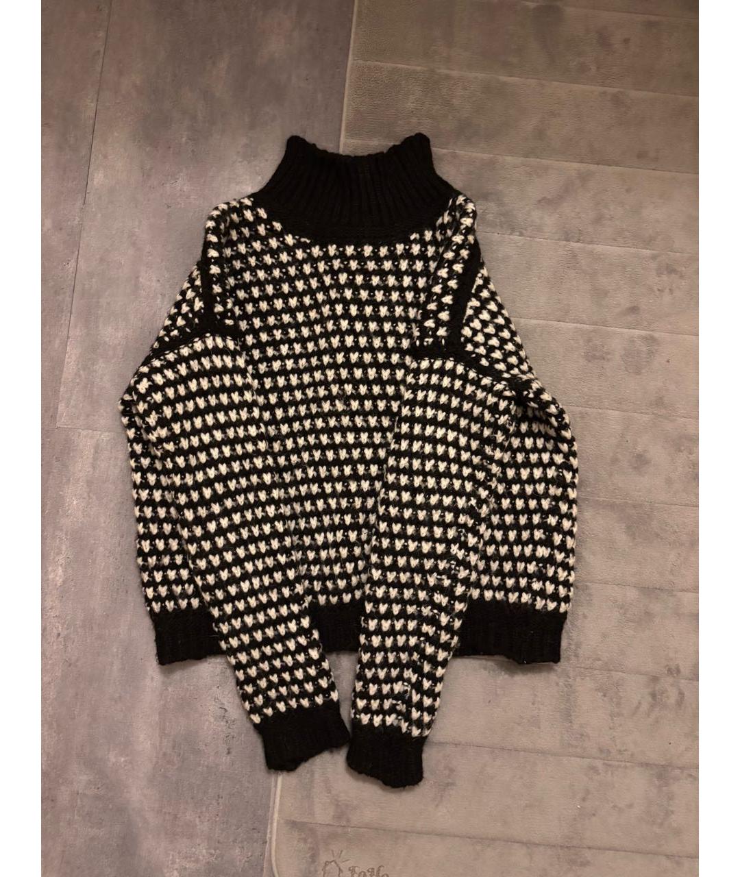 HUGO BOSS Черный шерстяной джемпер / свитер, фото 5