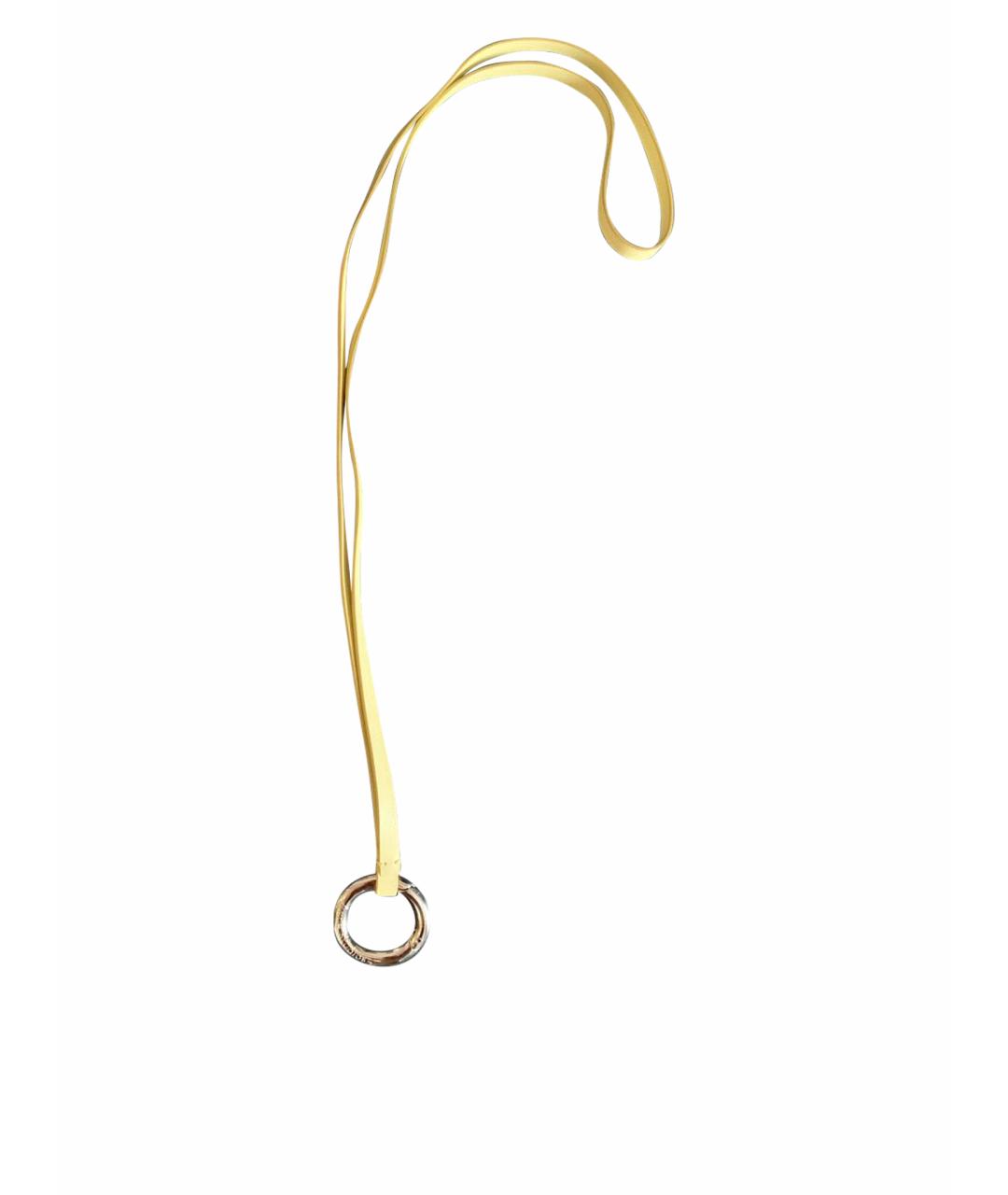 ACNE STUDIOS Желтая ключница, фото 1