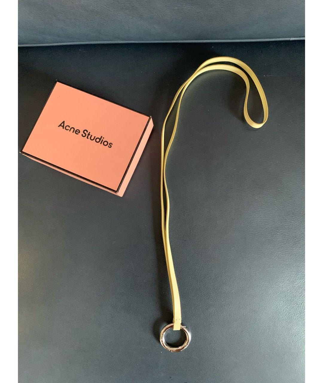 ACNE STUDIOS Желтая ключница, фото 4