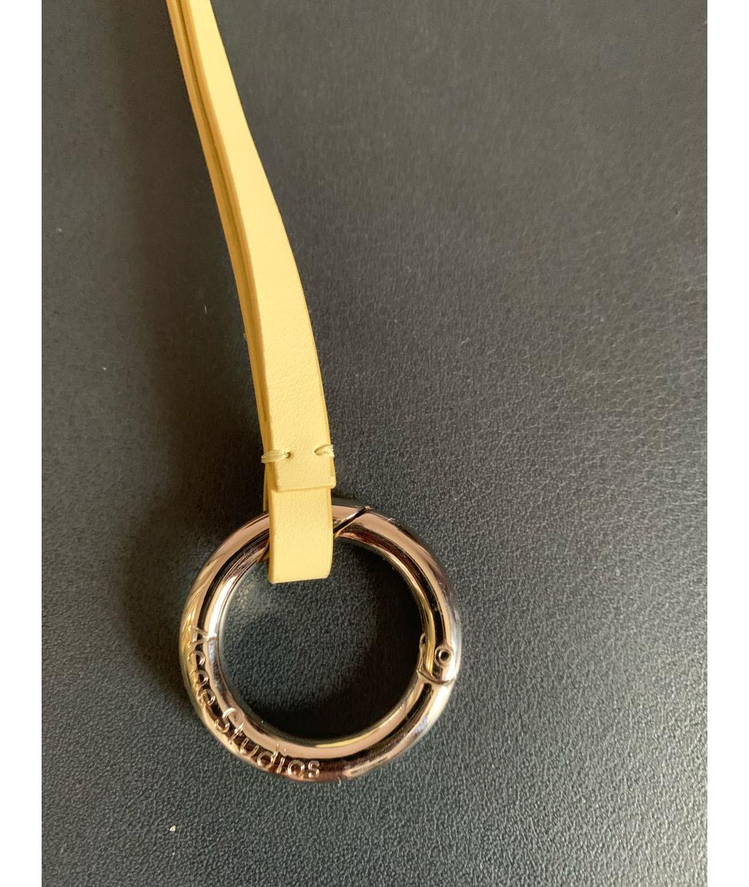 ACNE STUDIOS Желтая ключница, фото 2