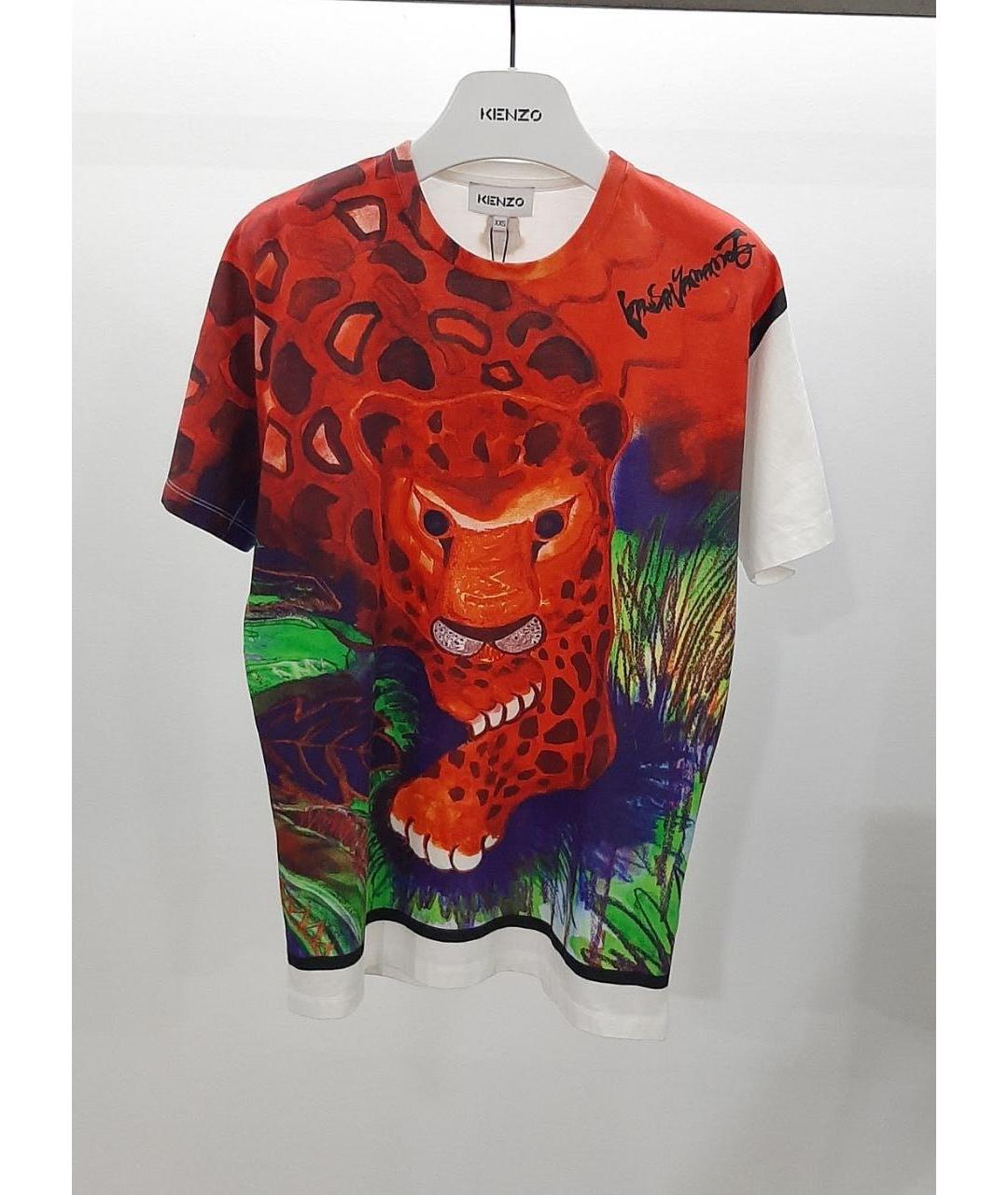 KENZO Мульти хлопковая футболка, фото 3