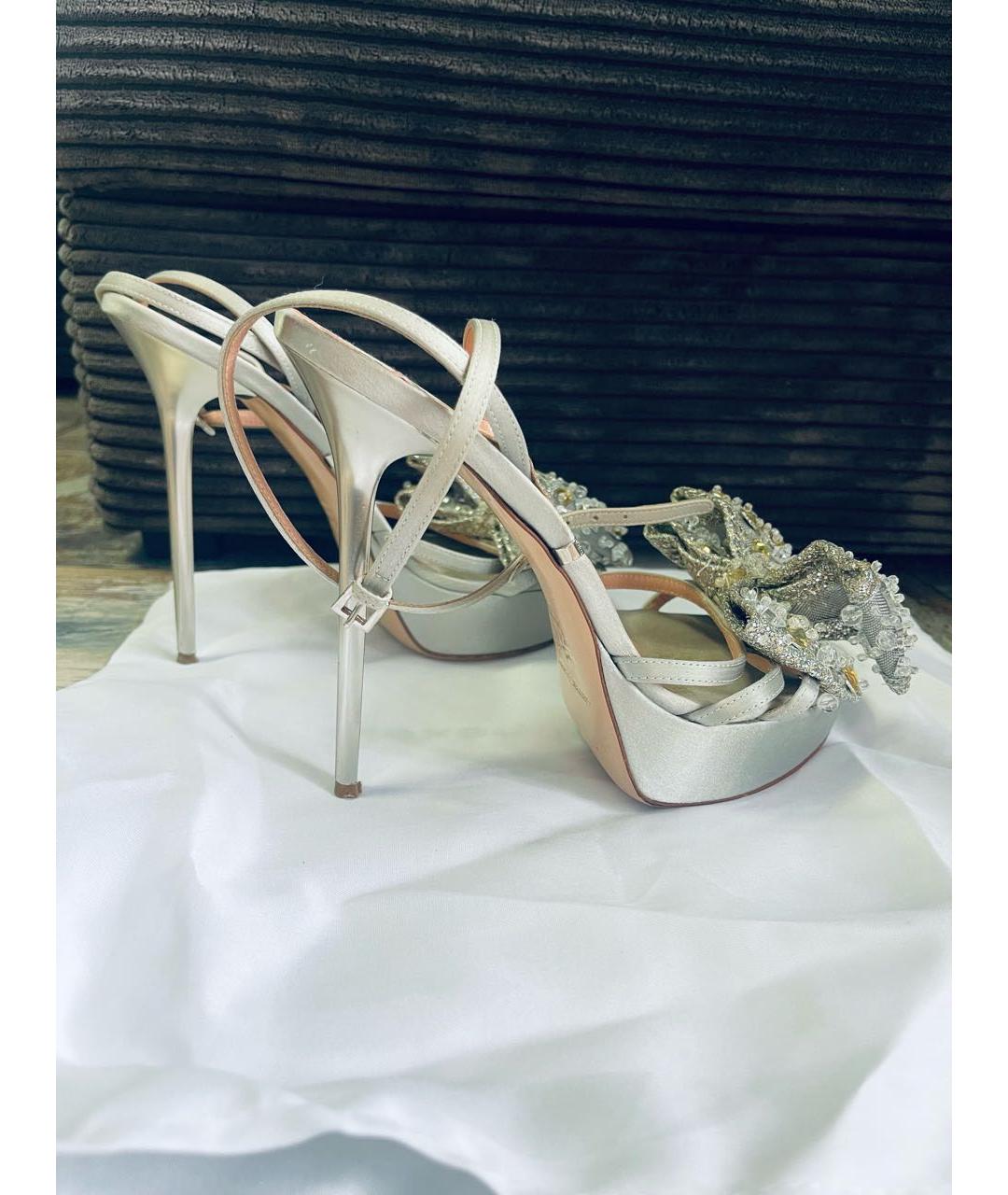 GIAN MARCO LORENZI Серебряные босоножки, фото 5
