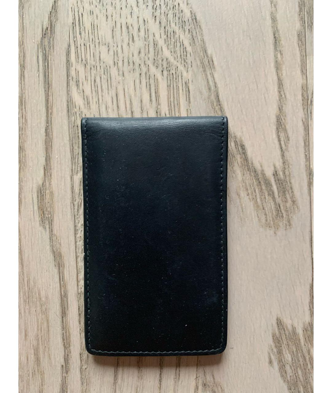 RICK OWENS Черный кожаный кардхолдер, фото 5