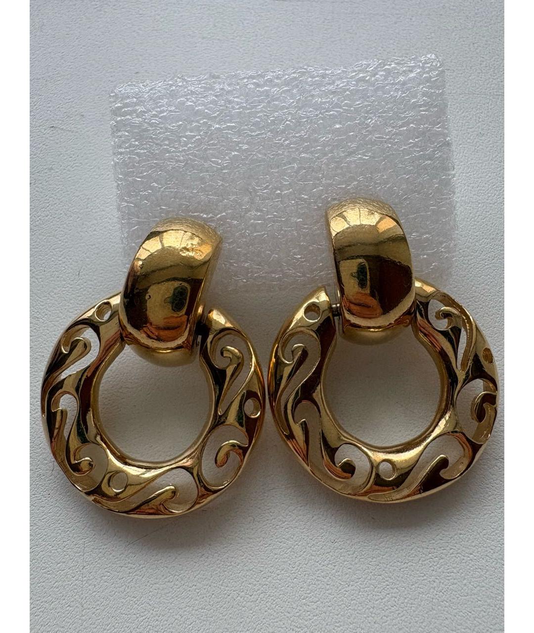 GIVENCHY Золотые металлические клипсы, фото 5