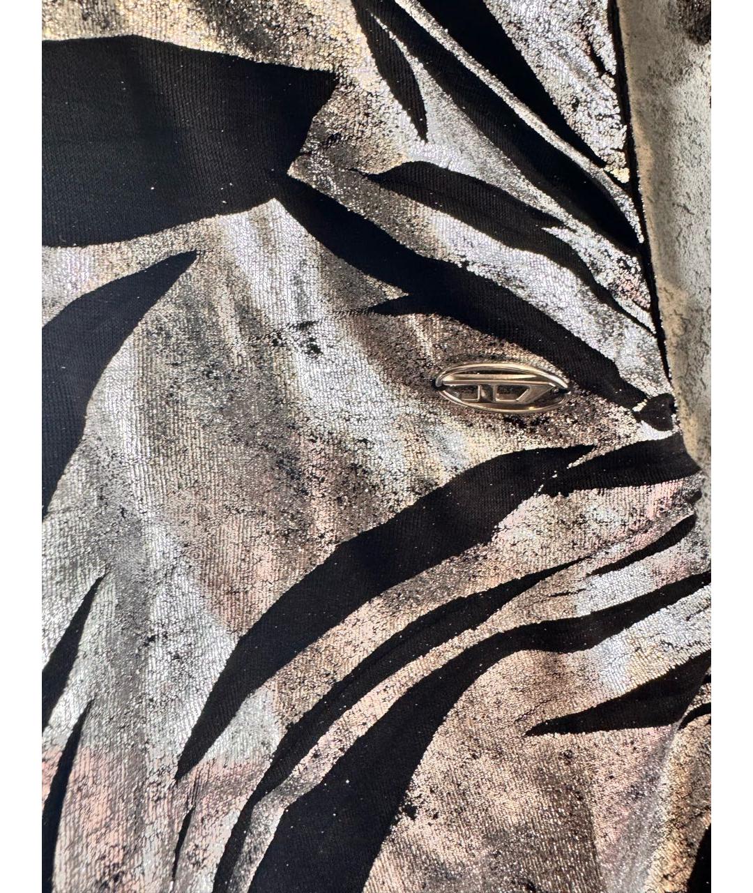 DIESEL Серебряное вечернее платье, фото 7