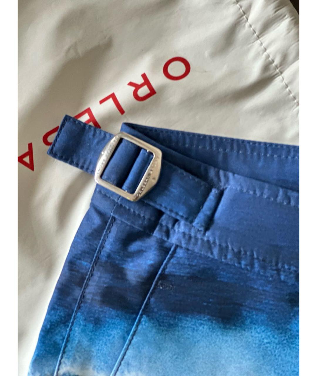 ORLEBAR BROWN Синие полиэстеровые шорты, фото 8