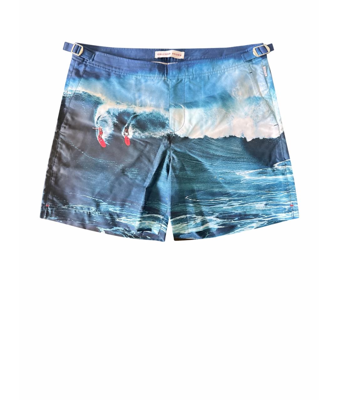 ORLEBAR BROWN Синие полиэстеровые шорты, фото 1