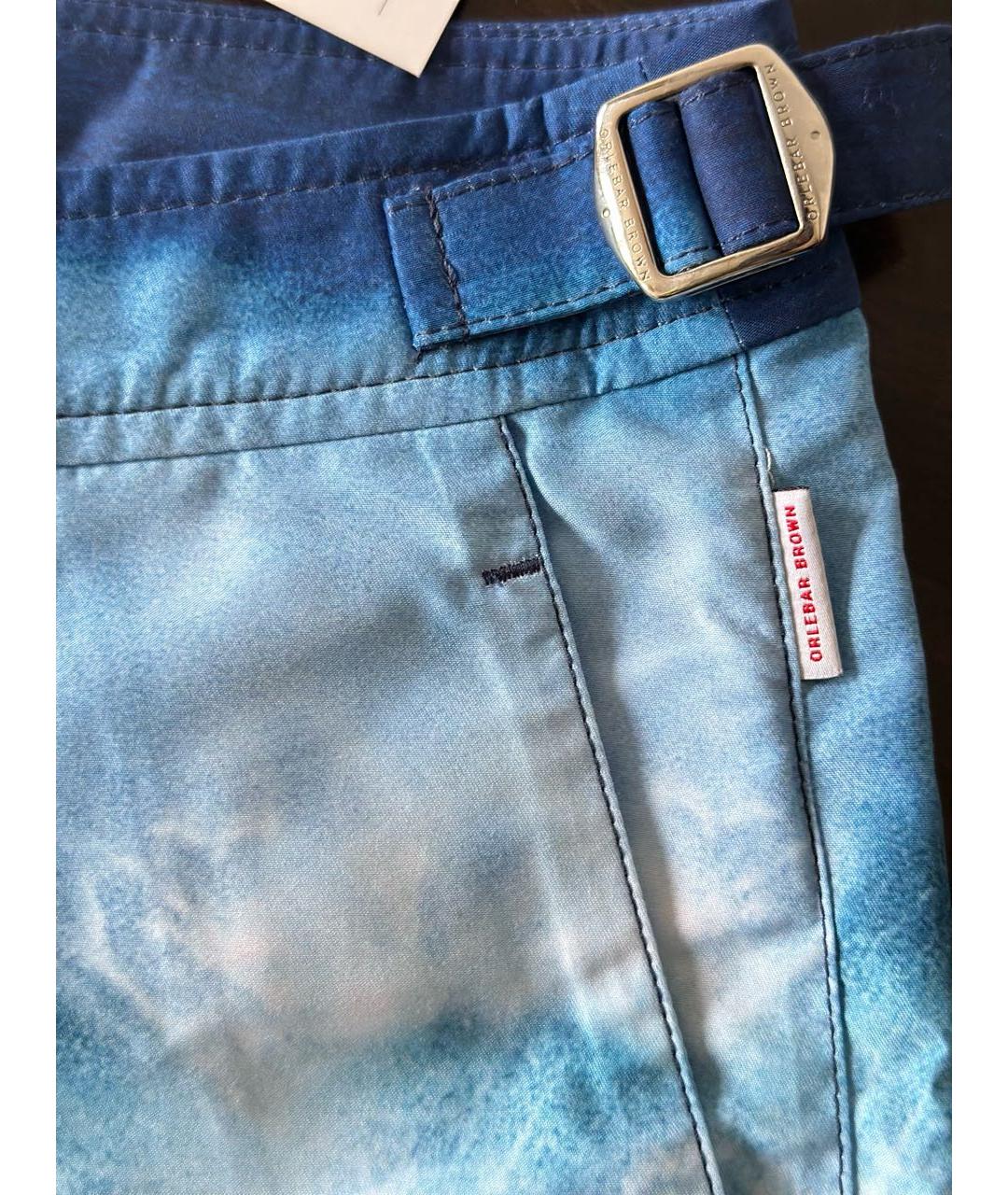 ORLEBAR BROWN Синие полиэстеровые шорты, фото 6