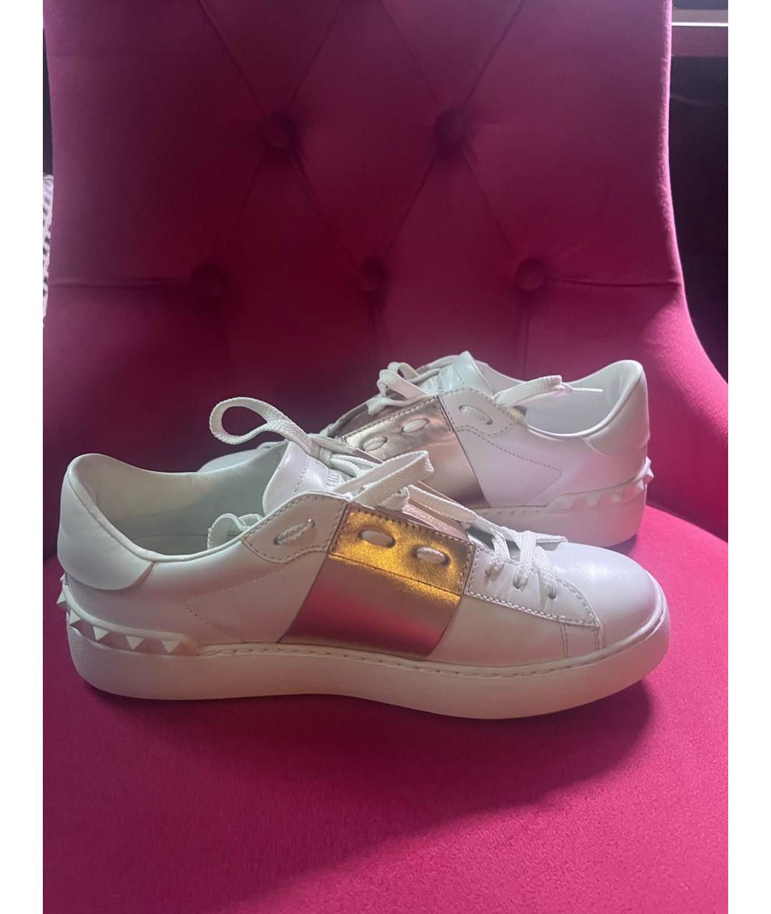 VALENTINO Белые кожаные кеды, фото 6