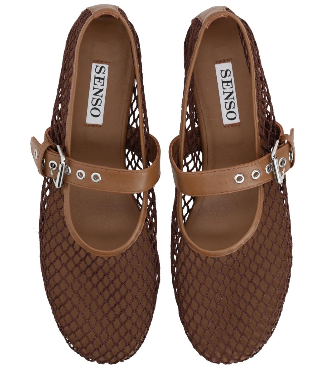SENSO Коричневые балетки, фото 6