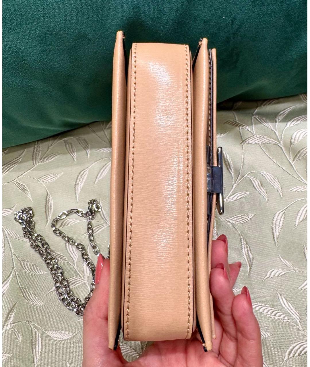 EMPORIO ARMANI Бежевая сумка через плечо, фото 5