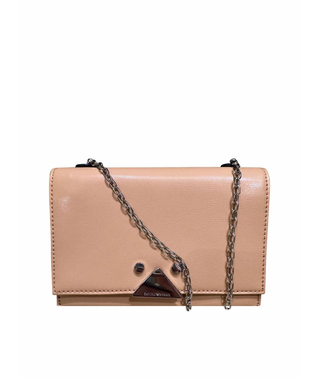 EMPORIO ARMANI Бежевая сумка через плечо, фото 1
