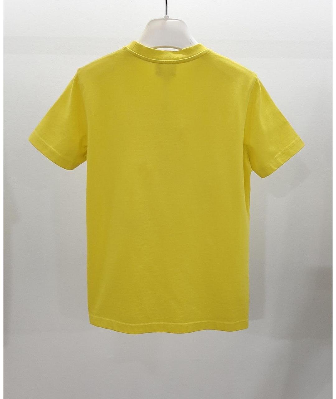 KENZO Желтая хлопковая футболка, фото 2