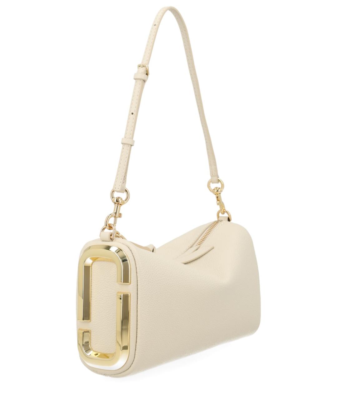 MARC JACOBS Белая кожаная сумка через плечо, фото 3
