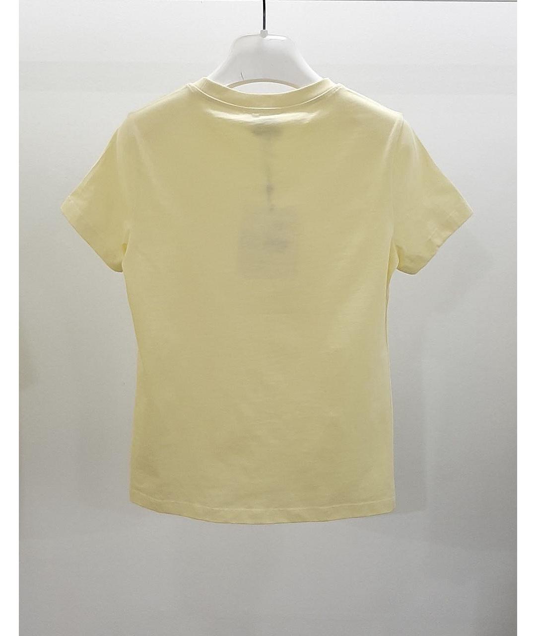 KENZO Желтая хлопковая футболка, фото 2