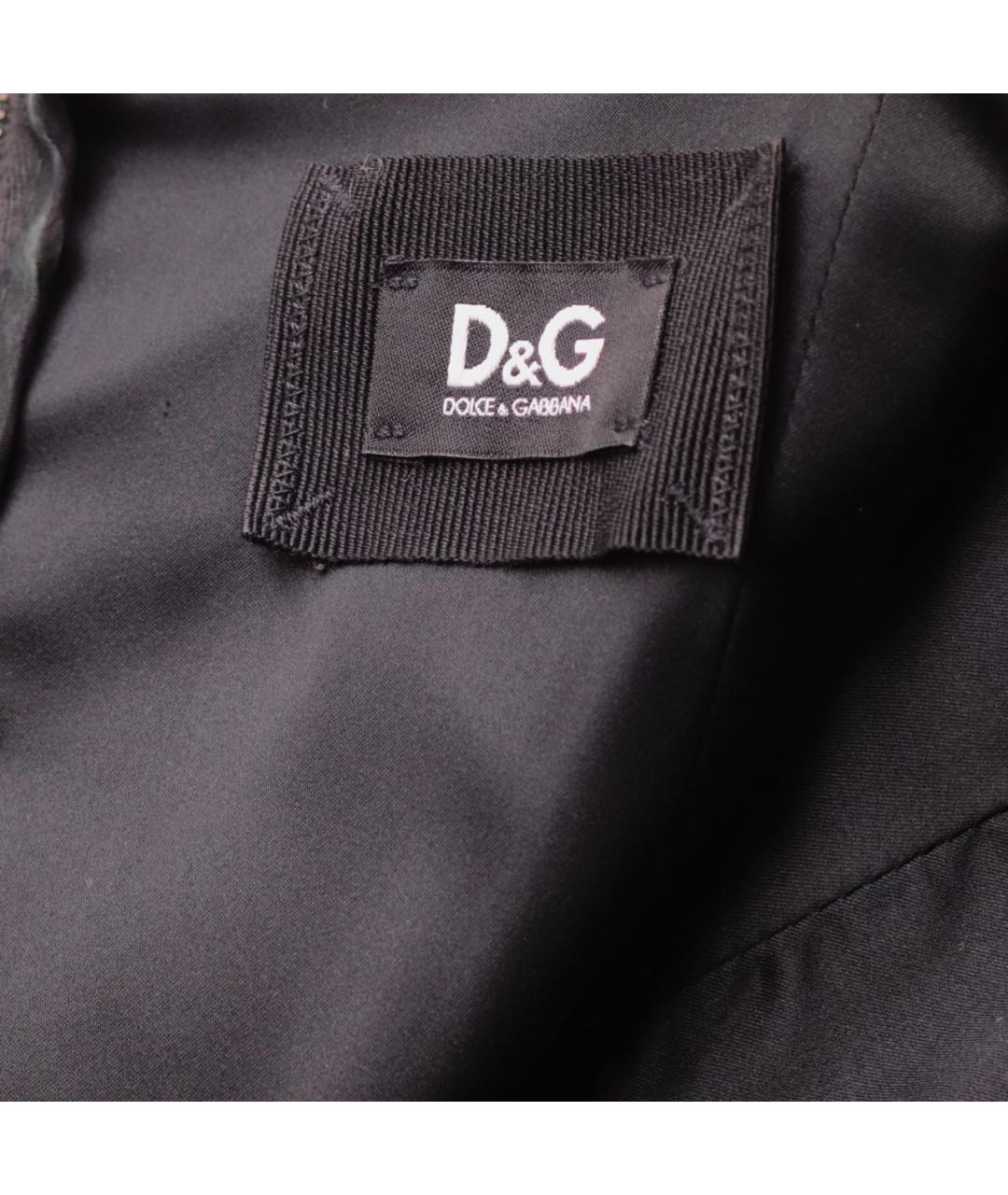 DOLCE&GABBANA Фуксия полиэстеровое коктейльное платье, фото 3