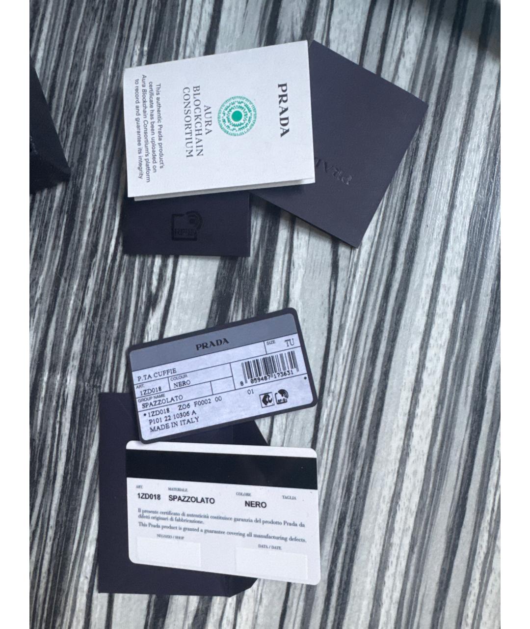 PRADA Черная кожаная сумка через плечо, фото 7