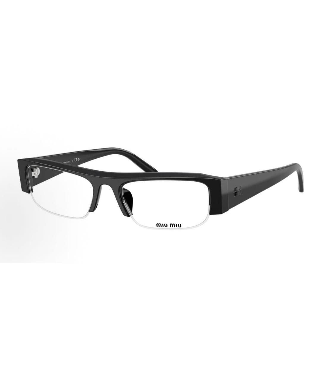 MIU MIU Черные пластиковые солнцезащитные очки, фото 9