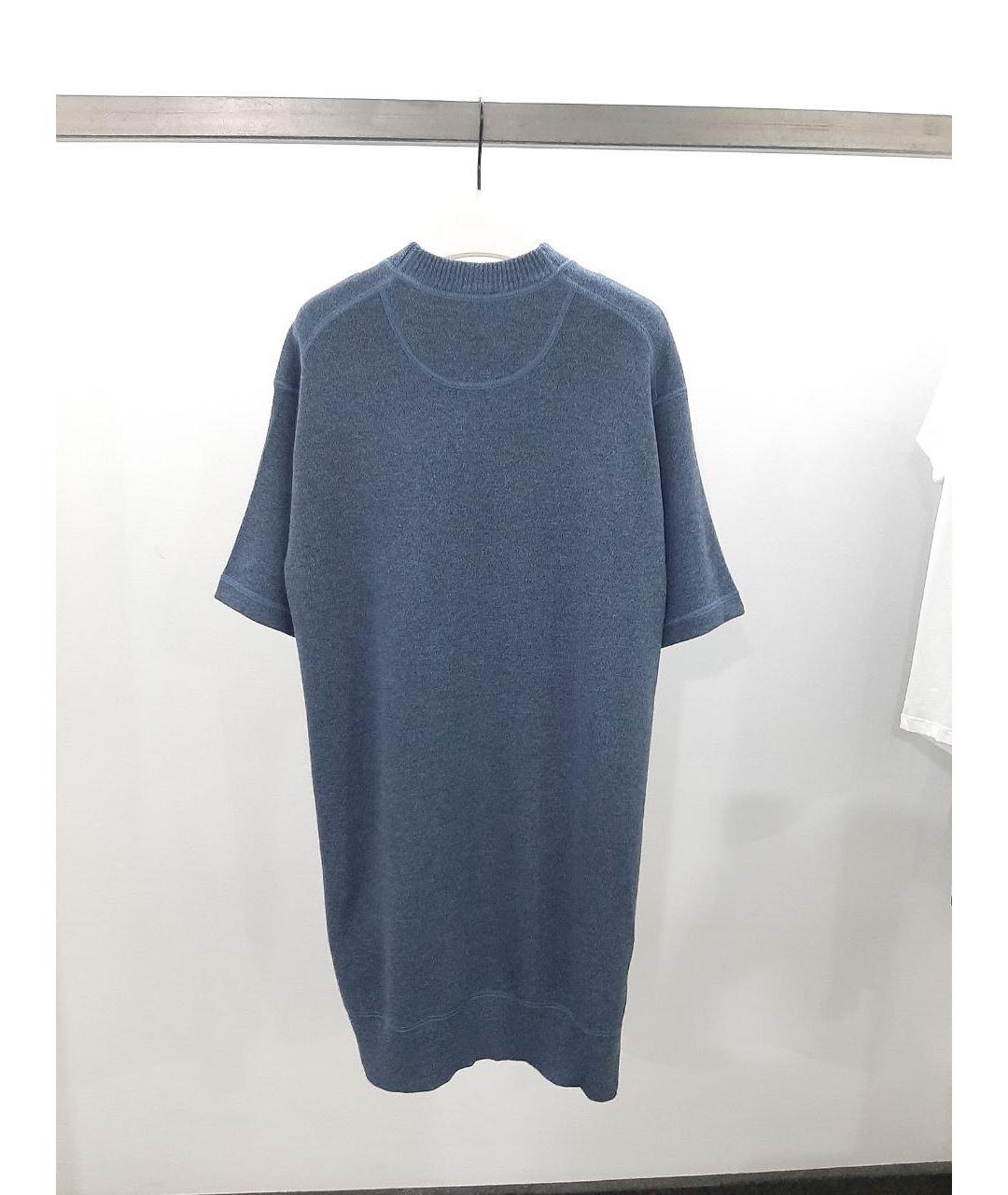 KENZO Синее повседневное платье, фото 2