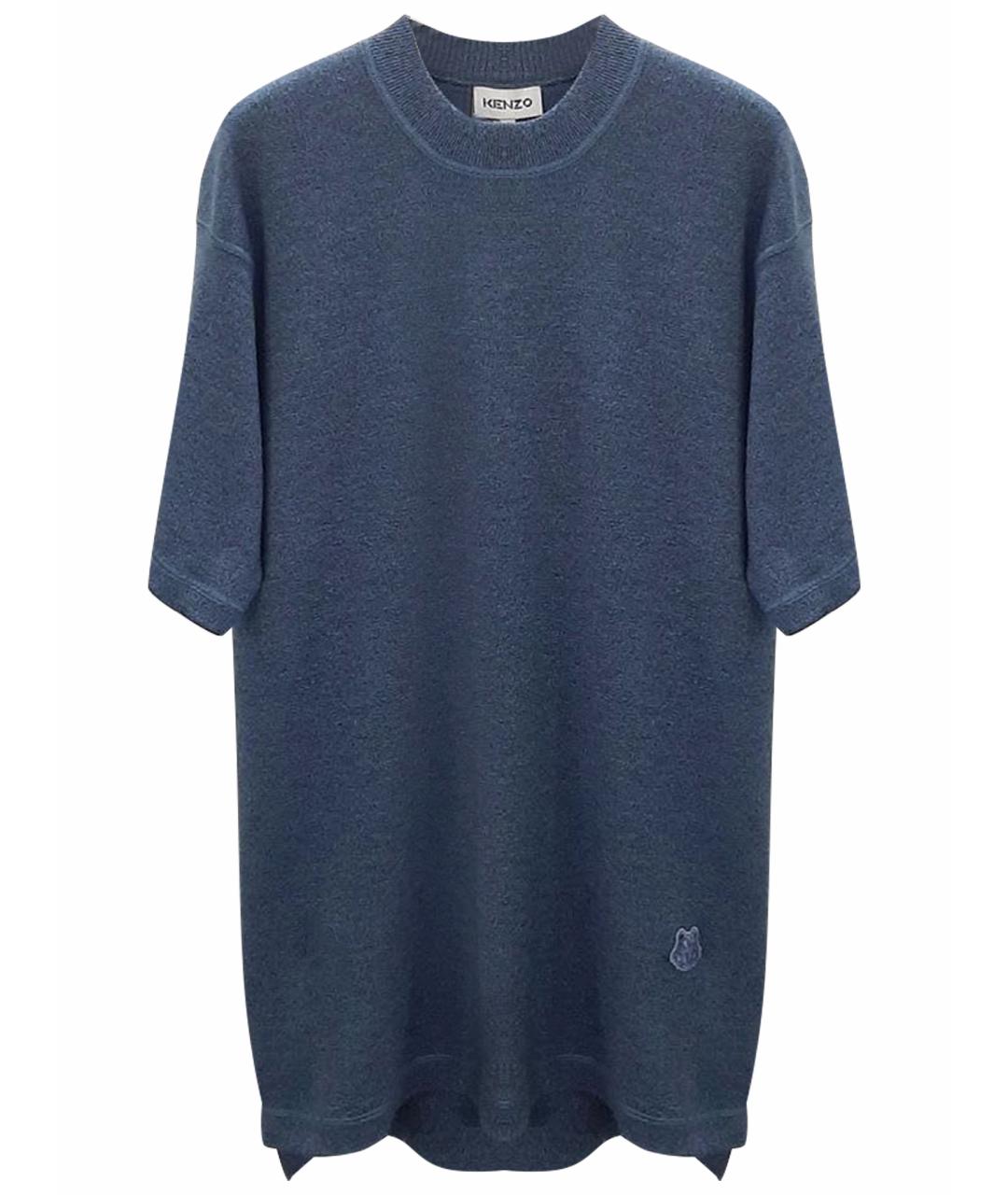 KENZO Синее повседневное платье, фото 1