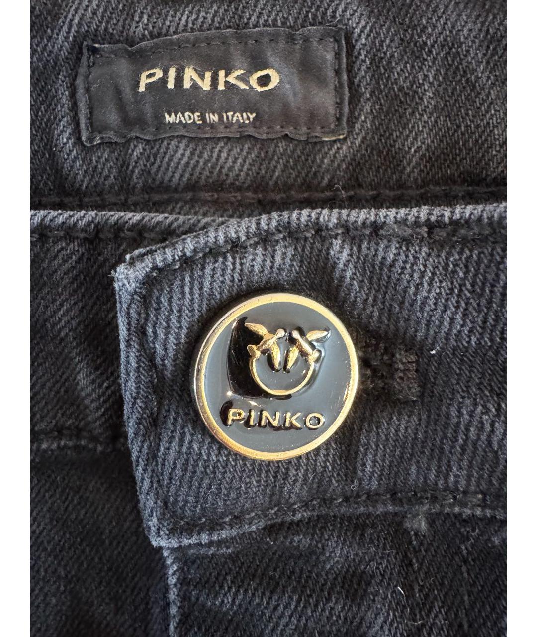 PINKO Черные джинсы слим, фото 4