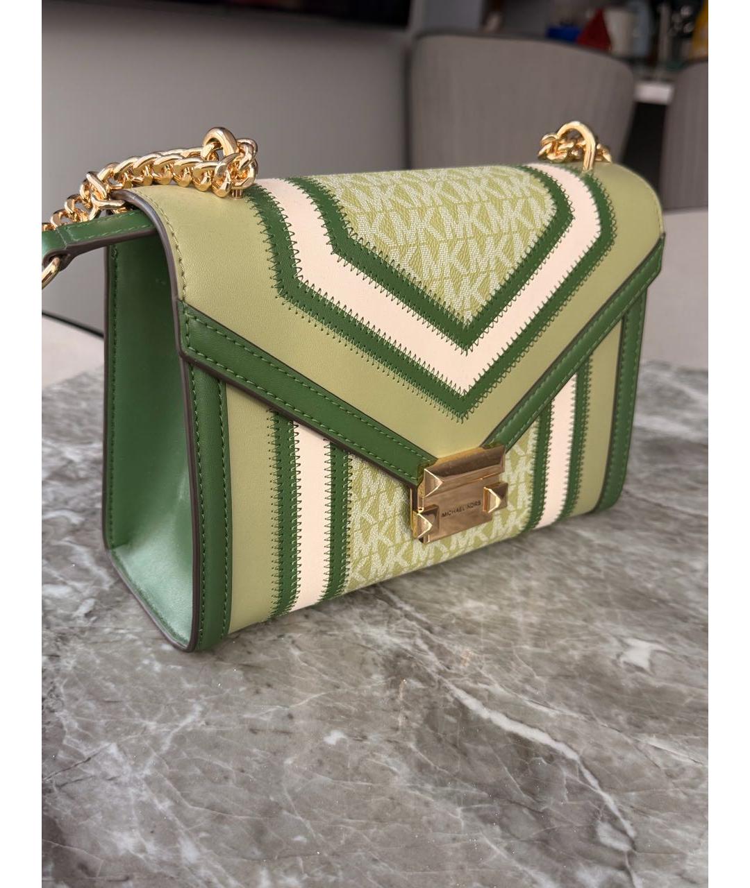 MICHAEL KORS Зеленая сумка через плечо, фото 2