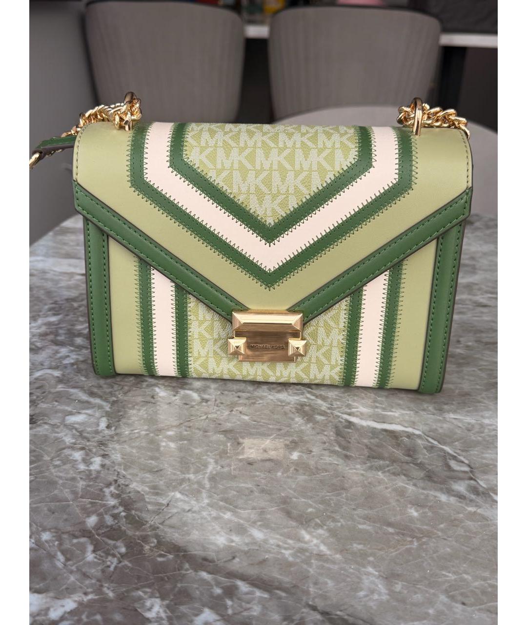 MICHAEL KORS Зеленая сумка через плечо, фото 5