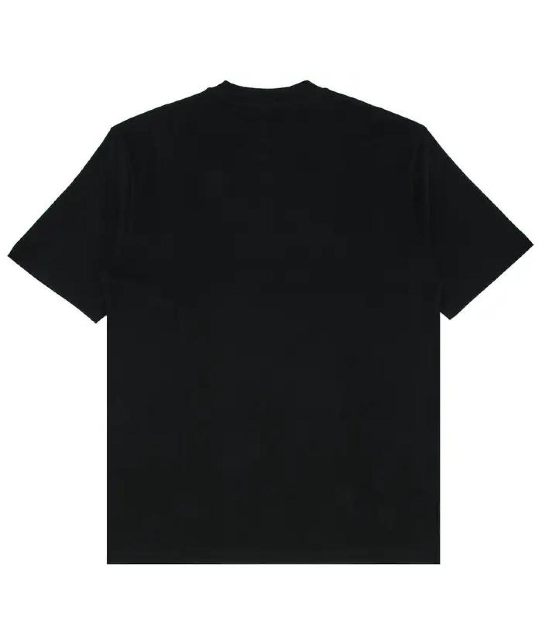 PALACE Черная хлопковая футболка, фото 2
