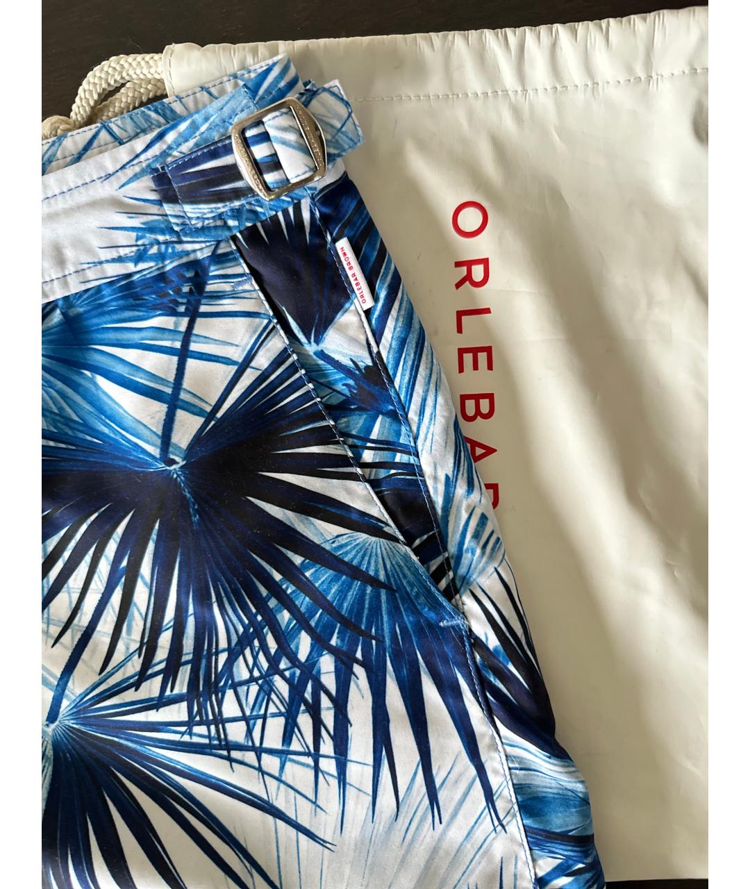 ORLEBAR BROWN Синие полиэстеровые шорты, фото 3