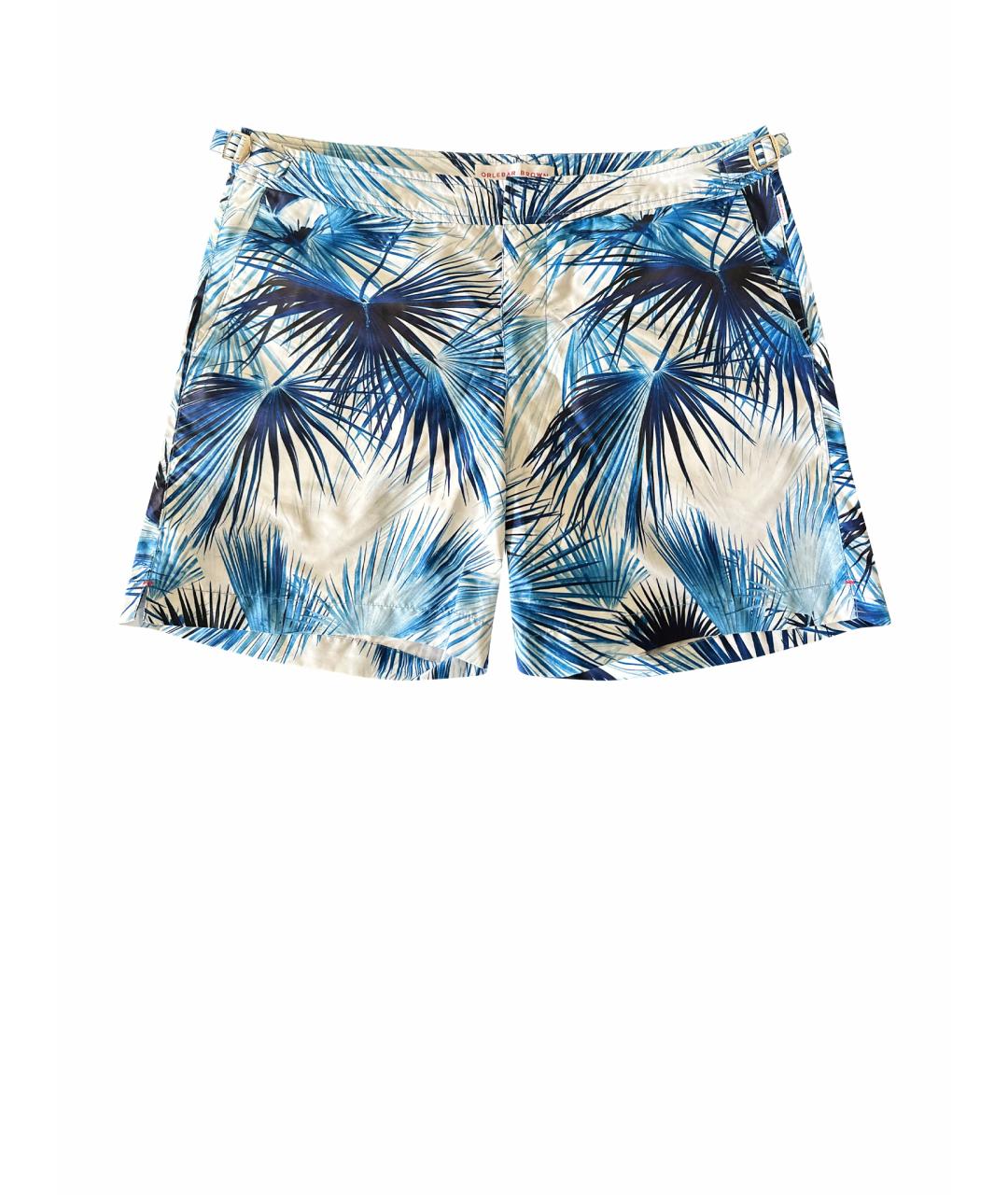 ORLEBAR BROWN Синие полиэстеровые шорты, фото 1